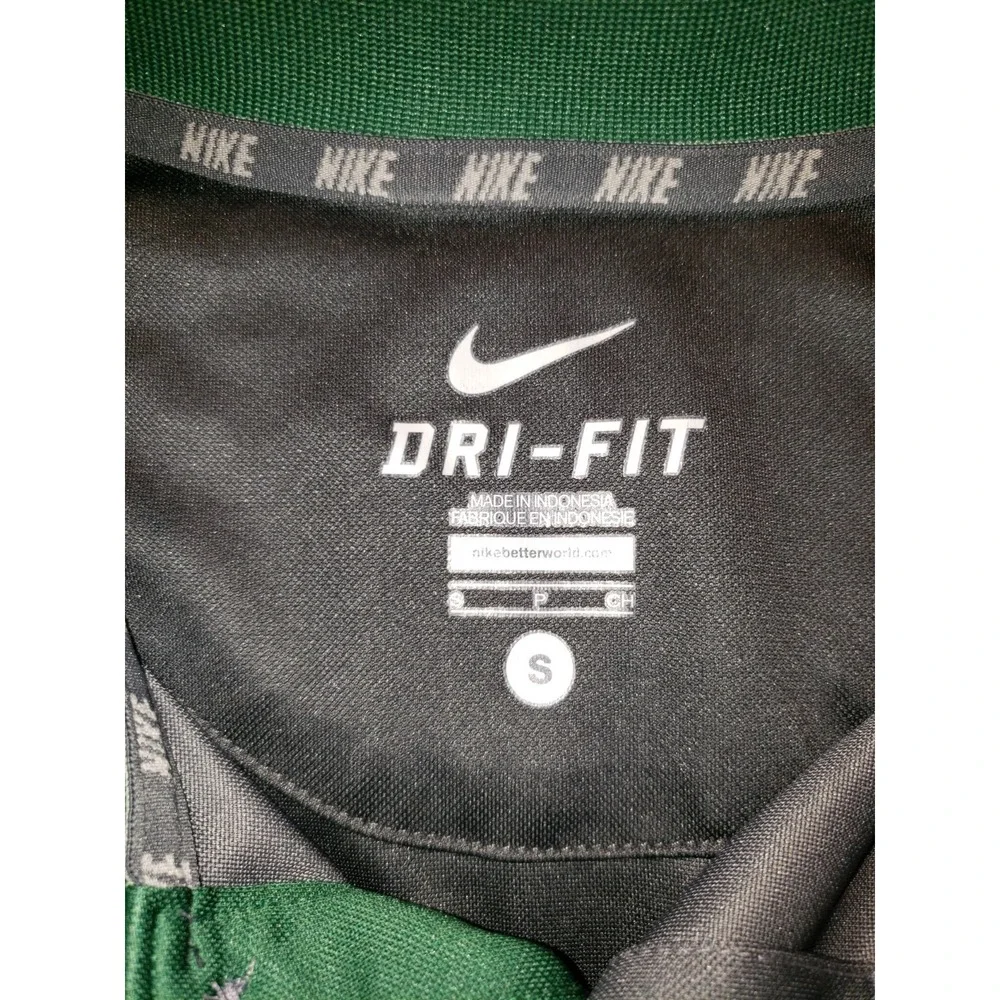 NDSU Nike Dri Fit Polo Shirt Gray Mens Small North Dakota